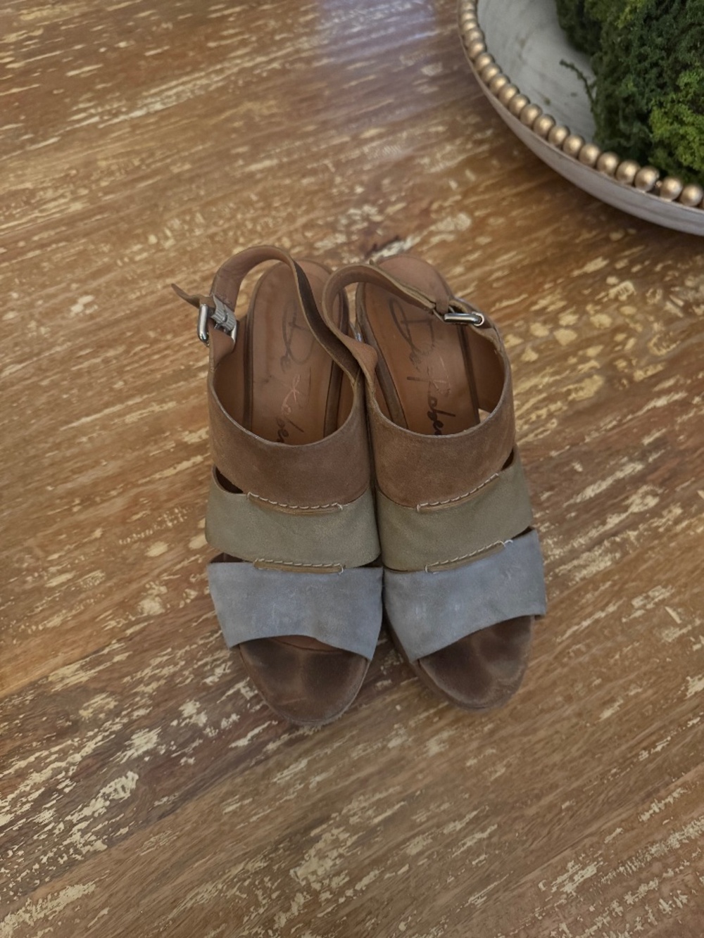 De Robert suede platform sandals